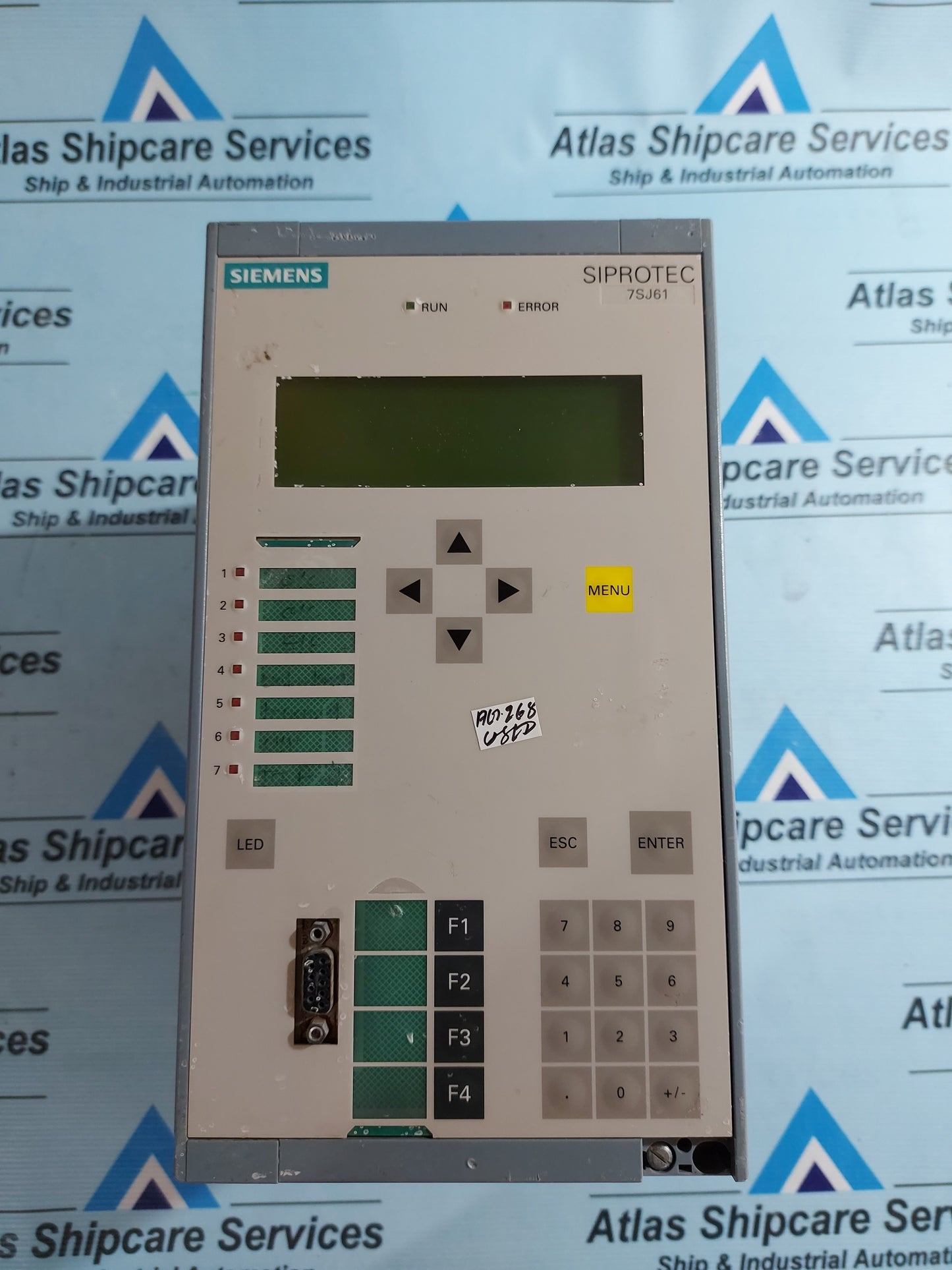 SIEMENS 7SJ61 SIPROTEC 7SJ6115-5EB92-1HA0/FF OVERCURRENT PROTECTION RELAY AG268