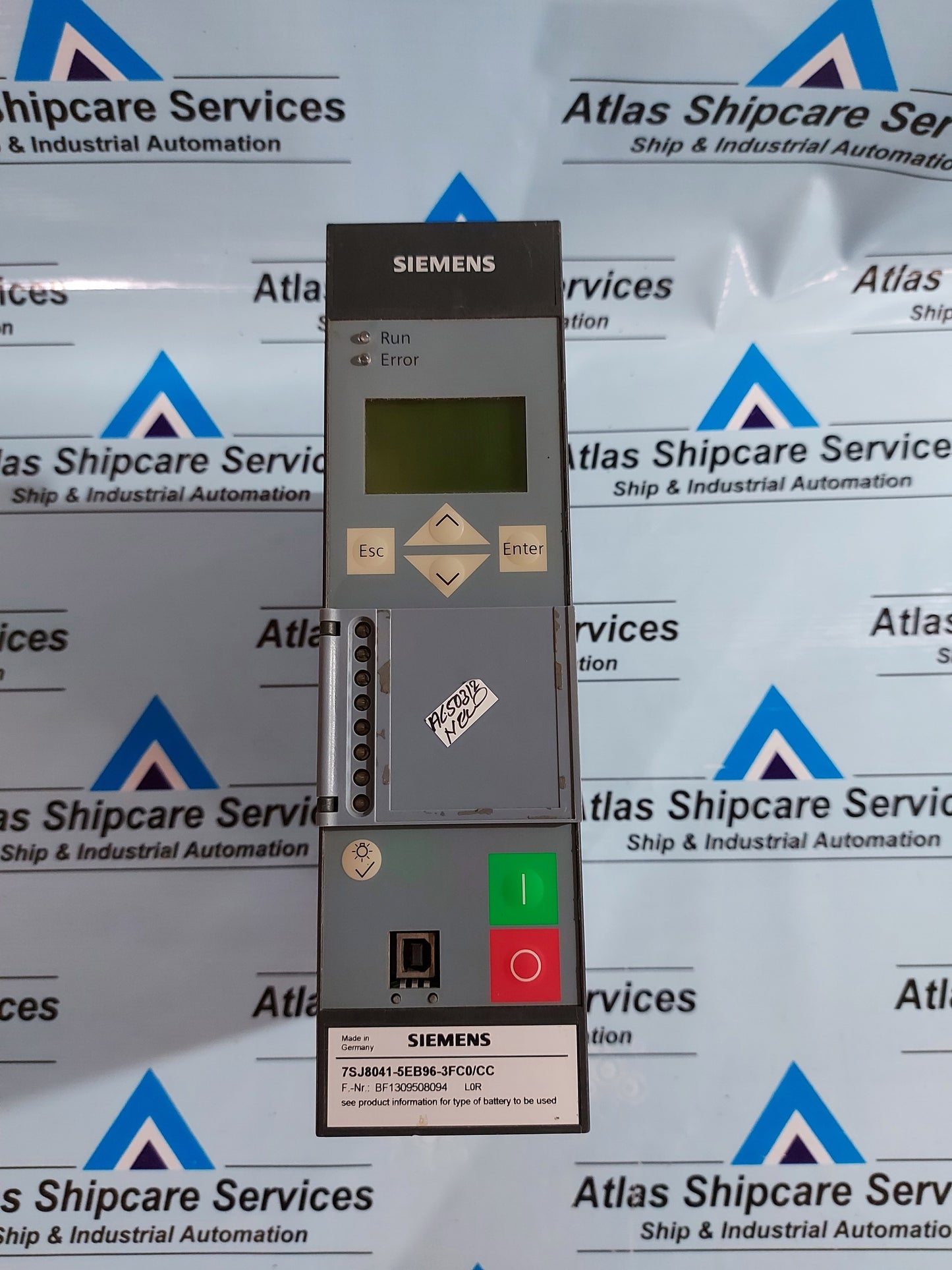 SIEMENS 7SJ8041-5EB96-3FC0/CC OVERLOAD PROTECTION RELAY