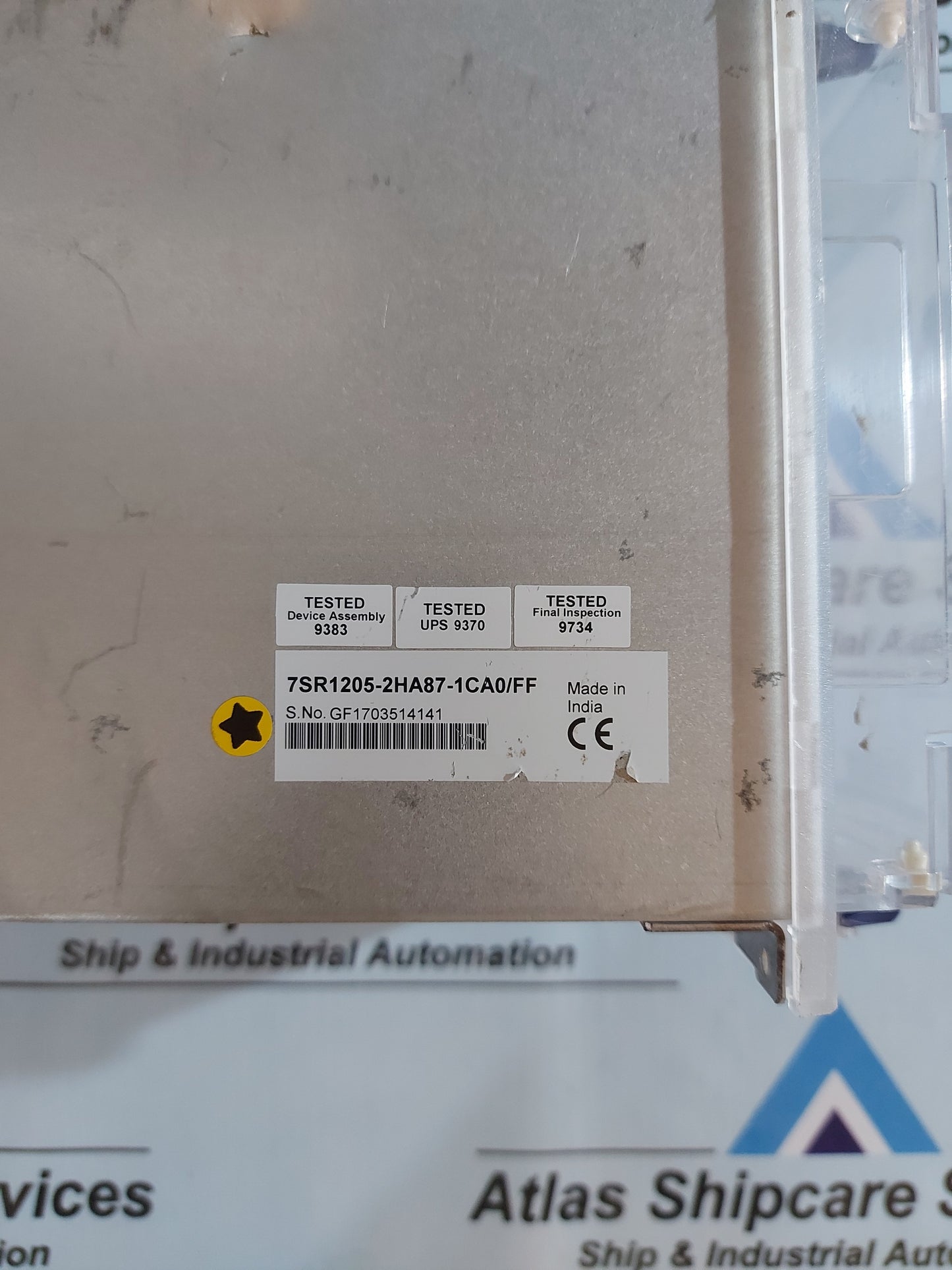 SIEMENS 7SR1205-2HA87-1CA0/FF DIRECTIONAL OVERCURRENT RELAY