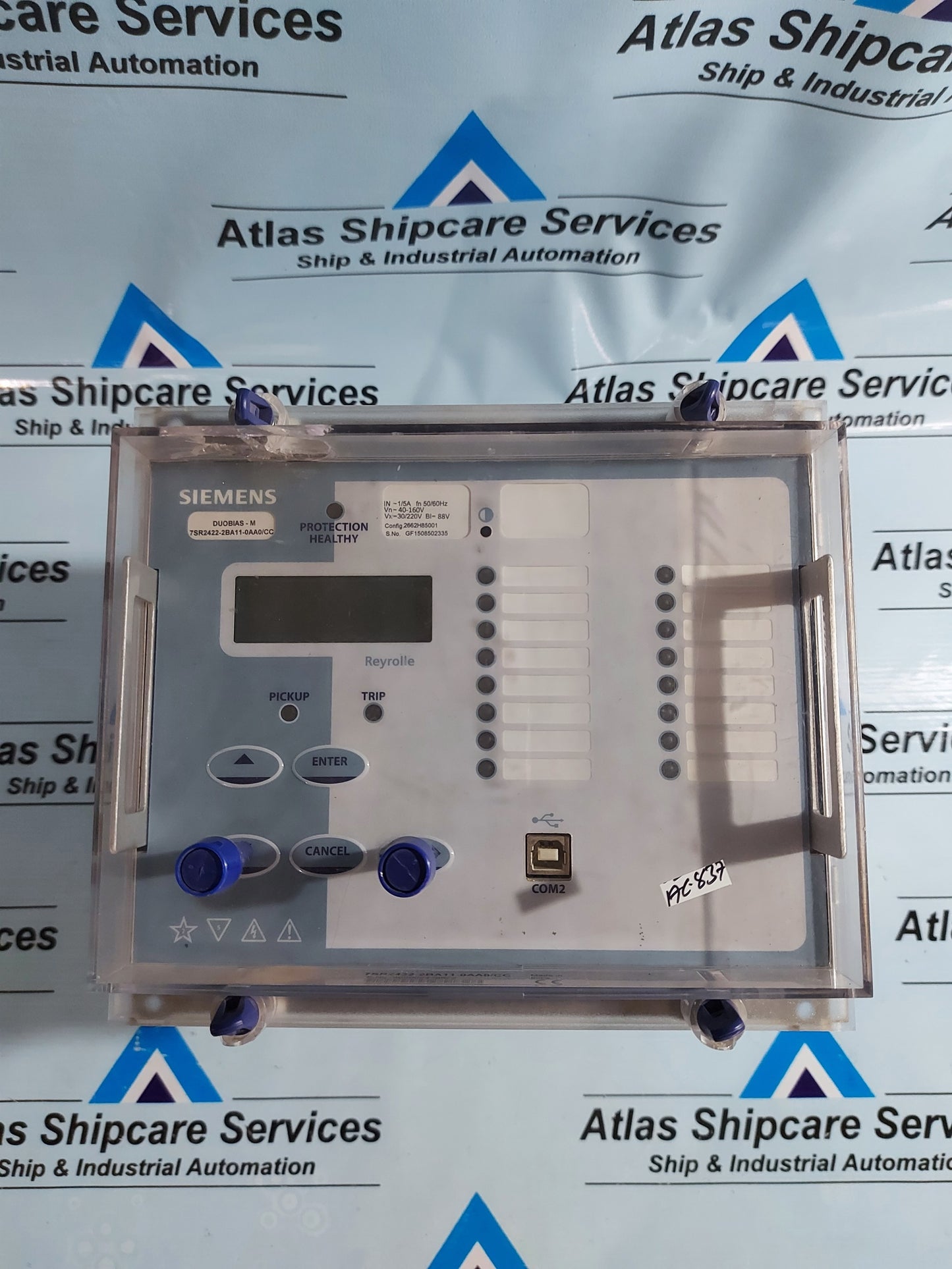 SIEMENS 7SR2422-2BA11-0AA0/CC TRANSFORMER PROTECTION RELAY