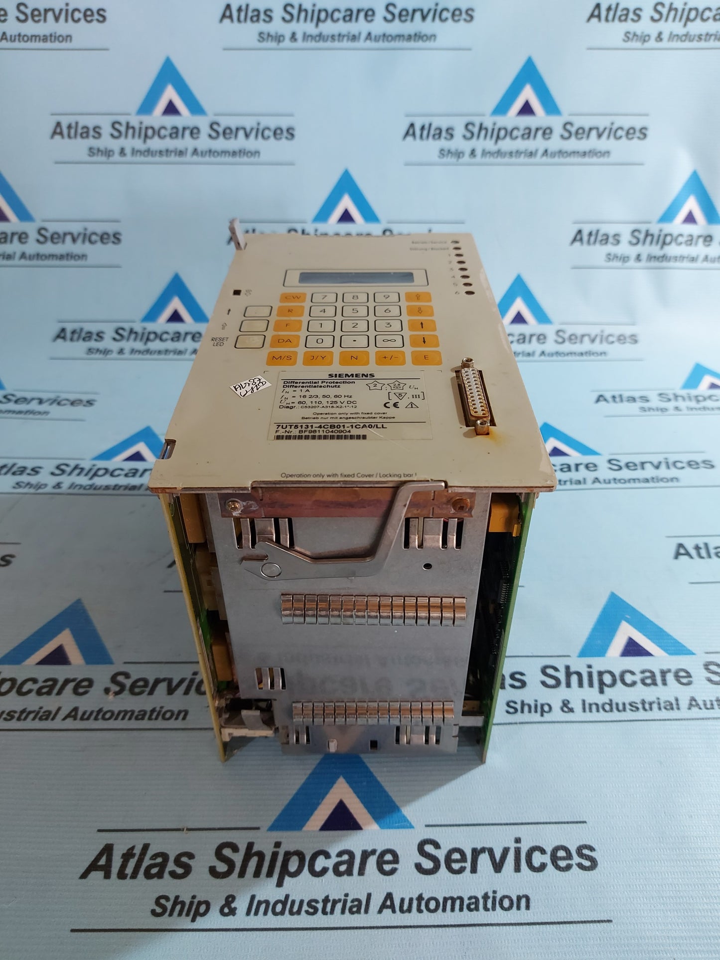 SIEMENS 7UT5131-4CB01-1CA0/LL DIFFERENTIAL PROTECTION RELAY AG37