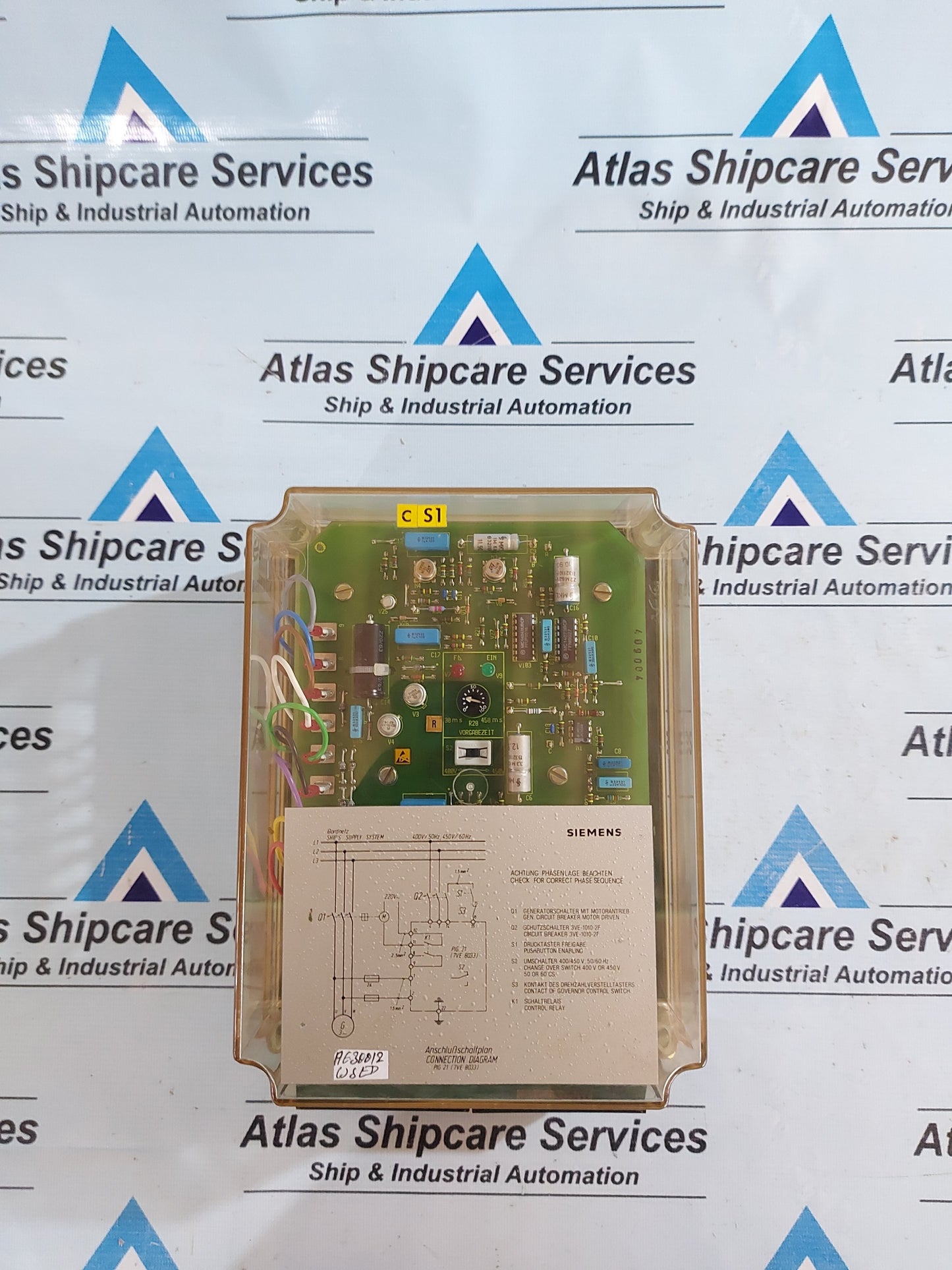 SIEMENS 7VE8033 CONTROL RELAY
