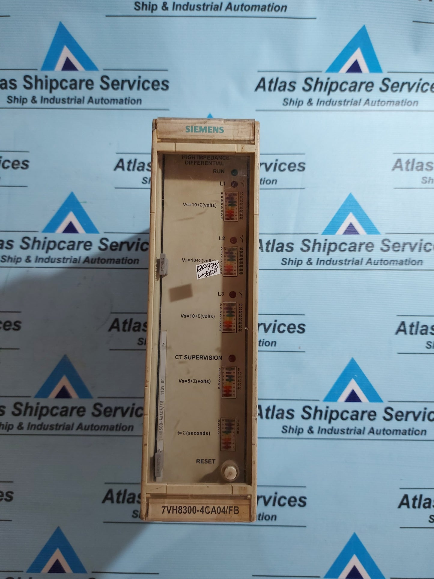 SIEMENS 7VH8300-4CA04/FB HIGH IMPEDANCE DIFFERENTIAL RELAY