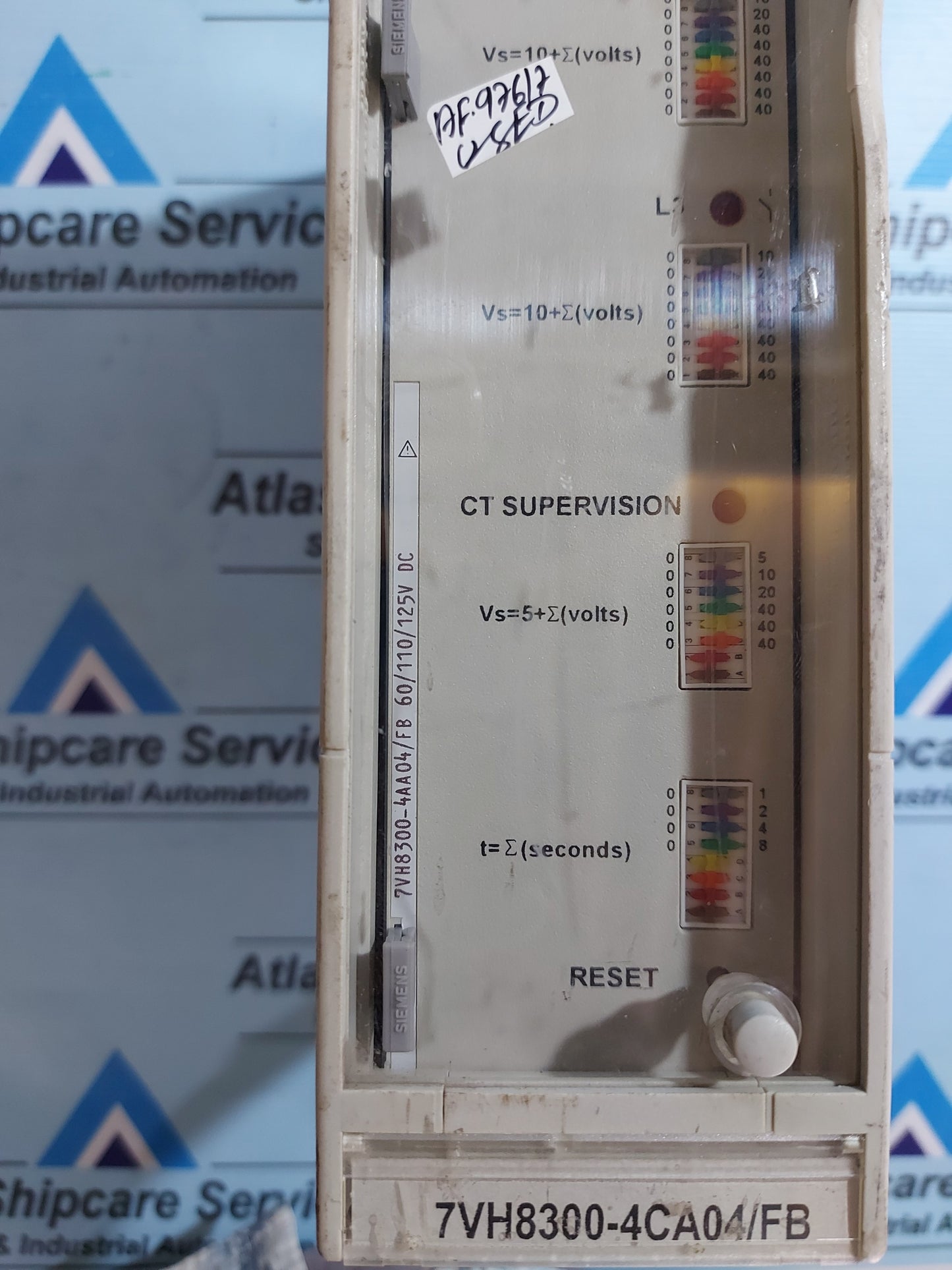SIEMENS 7VH8300-4CA04/FB HIGH IMPEDANCE DIFFERENTIAL RELAY