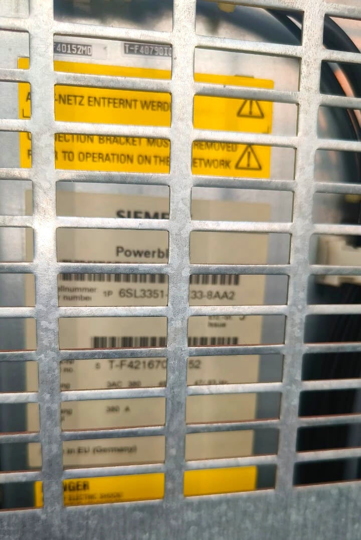 SIEMENS AC DRIVE SINAMICS G150 6SL3710-1GE33-8AA3-Z
