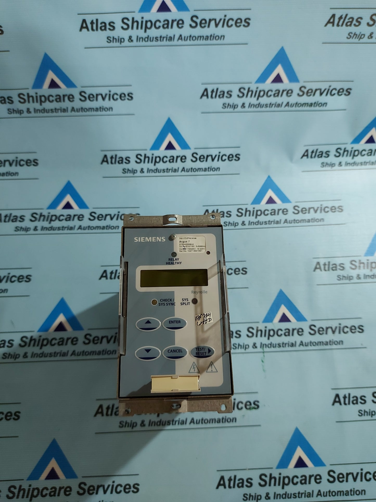 SIEMENS ARGUS 7 AUTO SYNCHRONISING RELAY