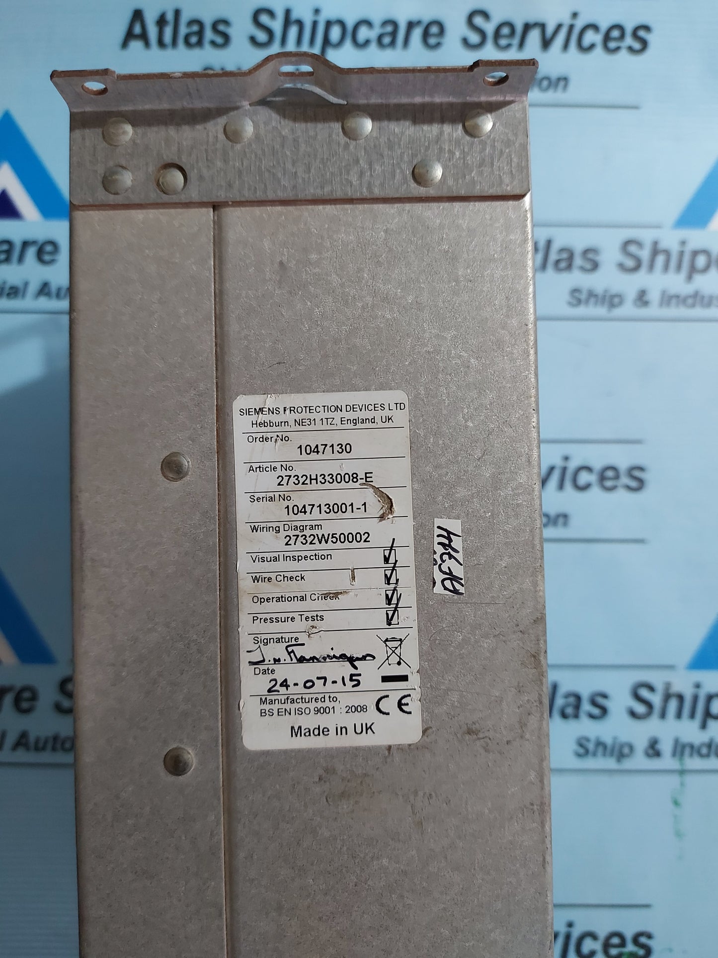 SIEMENS ARGUS 7 AUTO SYNCHRONISING RELAY