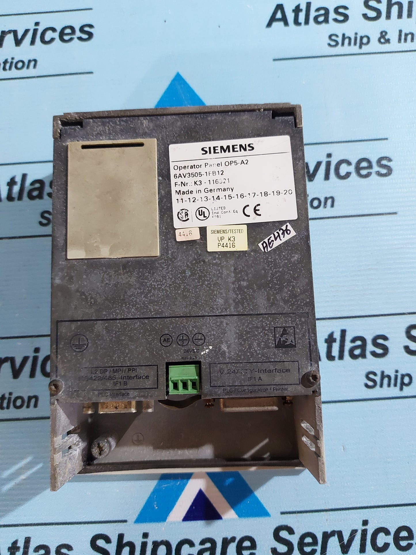 SIEMENS COROS OP5 6AV3505-1FB12 OPERATOR PANEL OP5-A2