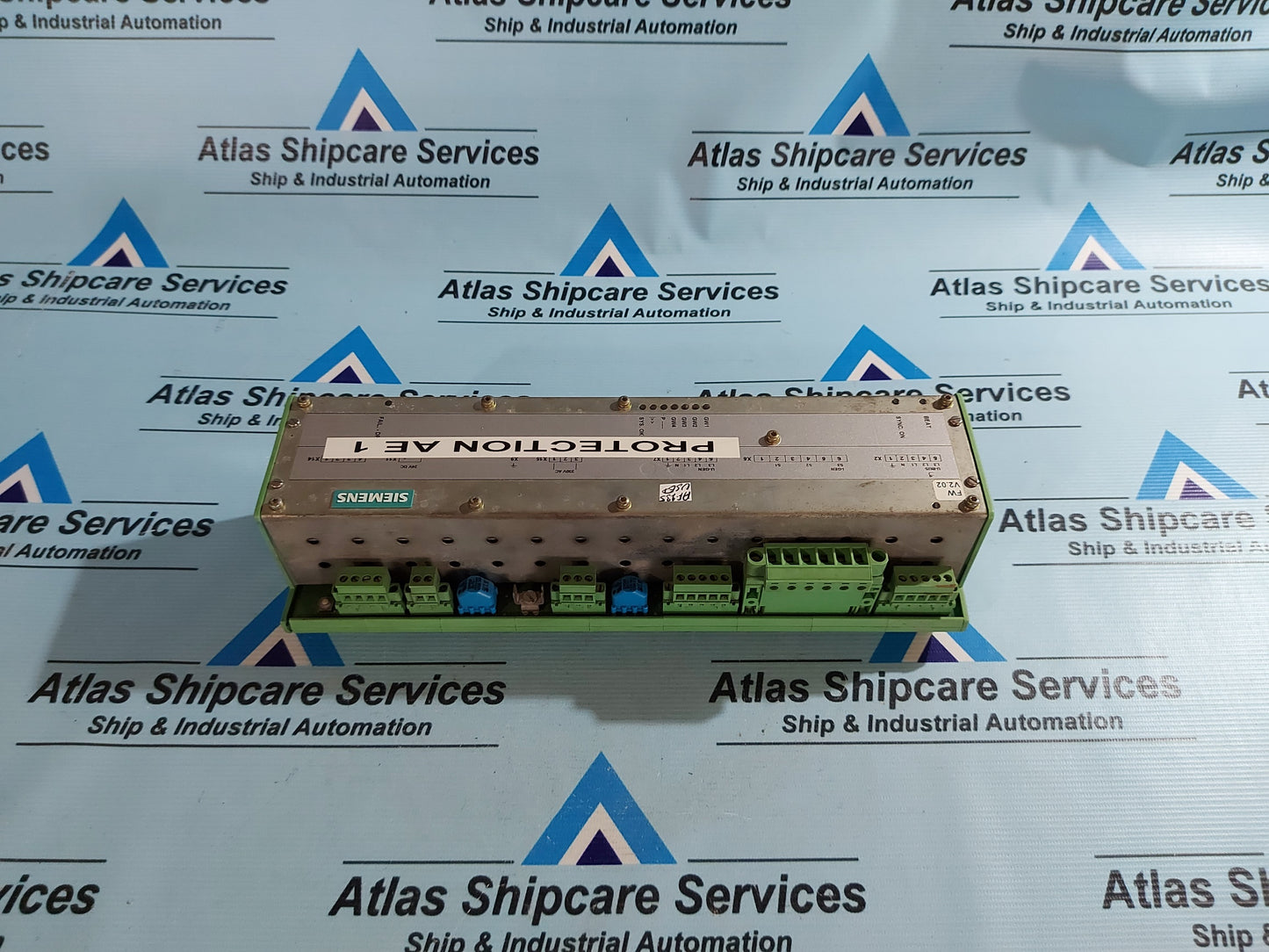 SIEMENS GENOP 71 GENERATOR PROTECT AND SYNCHRONISING UNIT G24910-A106-A1