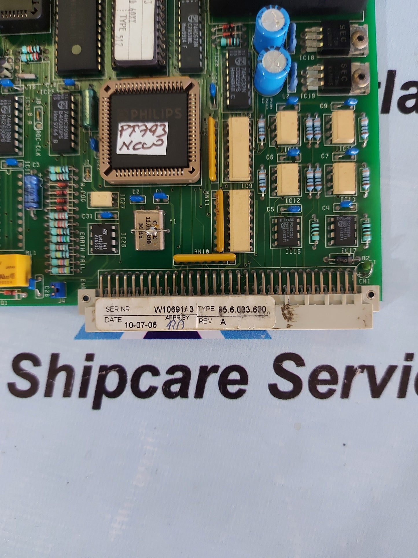 SIEMENS PRAXIS AUTOMATION 20.2.604.600 32 CHANNEL DIGITAL I/O PCB BOARD