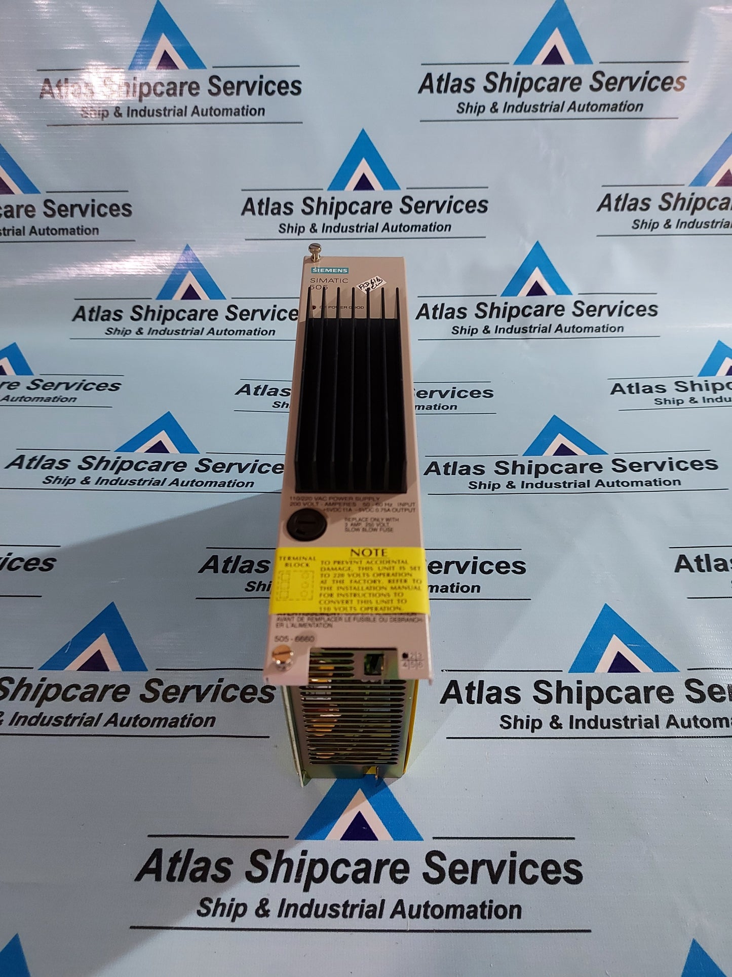 SIEMENS SIMATIC 505-6660 110/220 VAC POWER SUPPLY