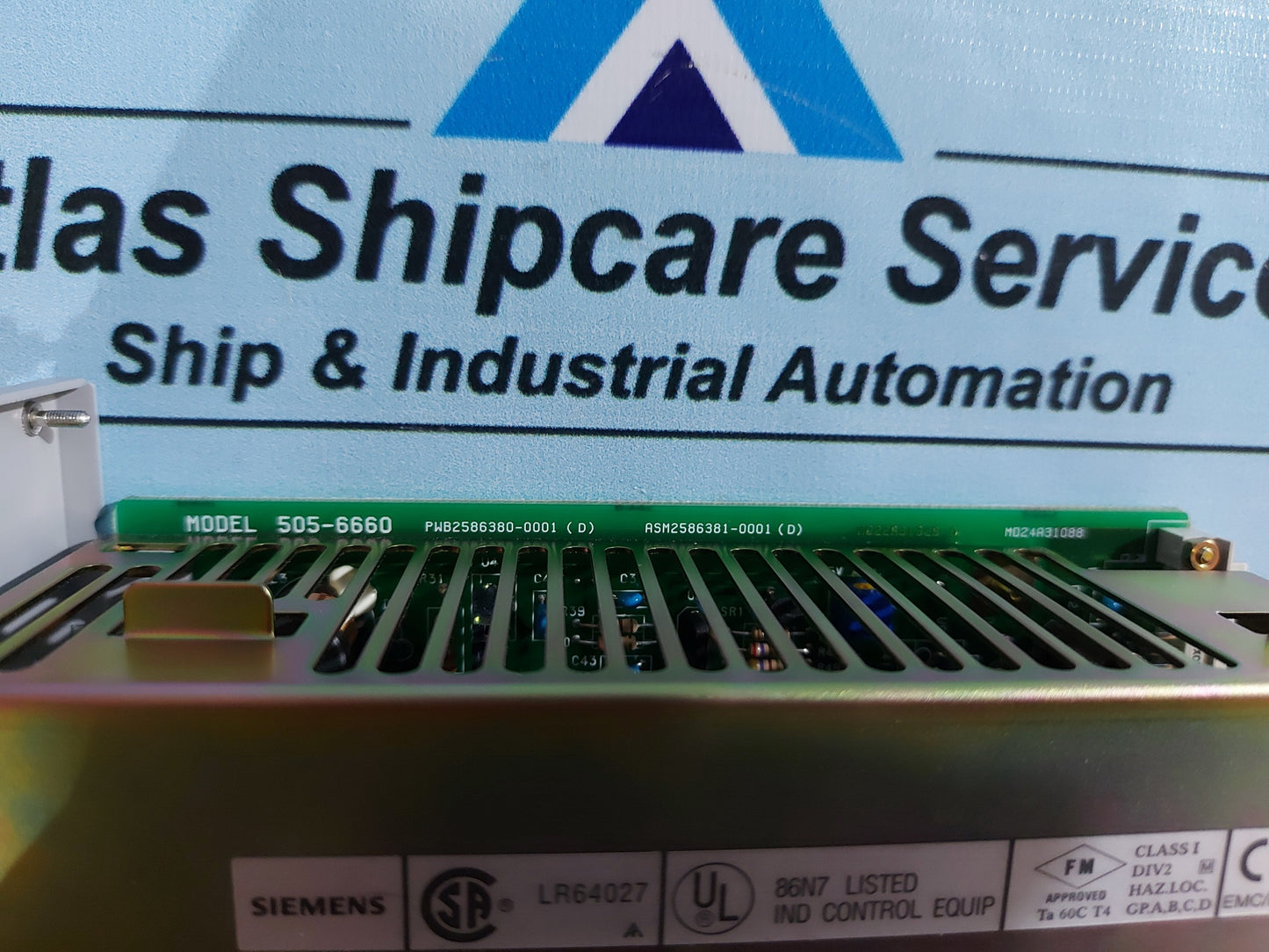 SIEMENS SIMATIC 505-6660 110/220 VAC POWER SUPPLY