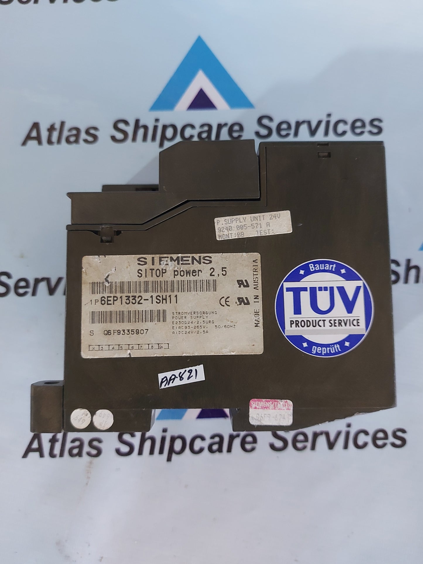 SIEMENS SITOP POWER 2,5 6EP1332-1SH11 POWER SUPPLY