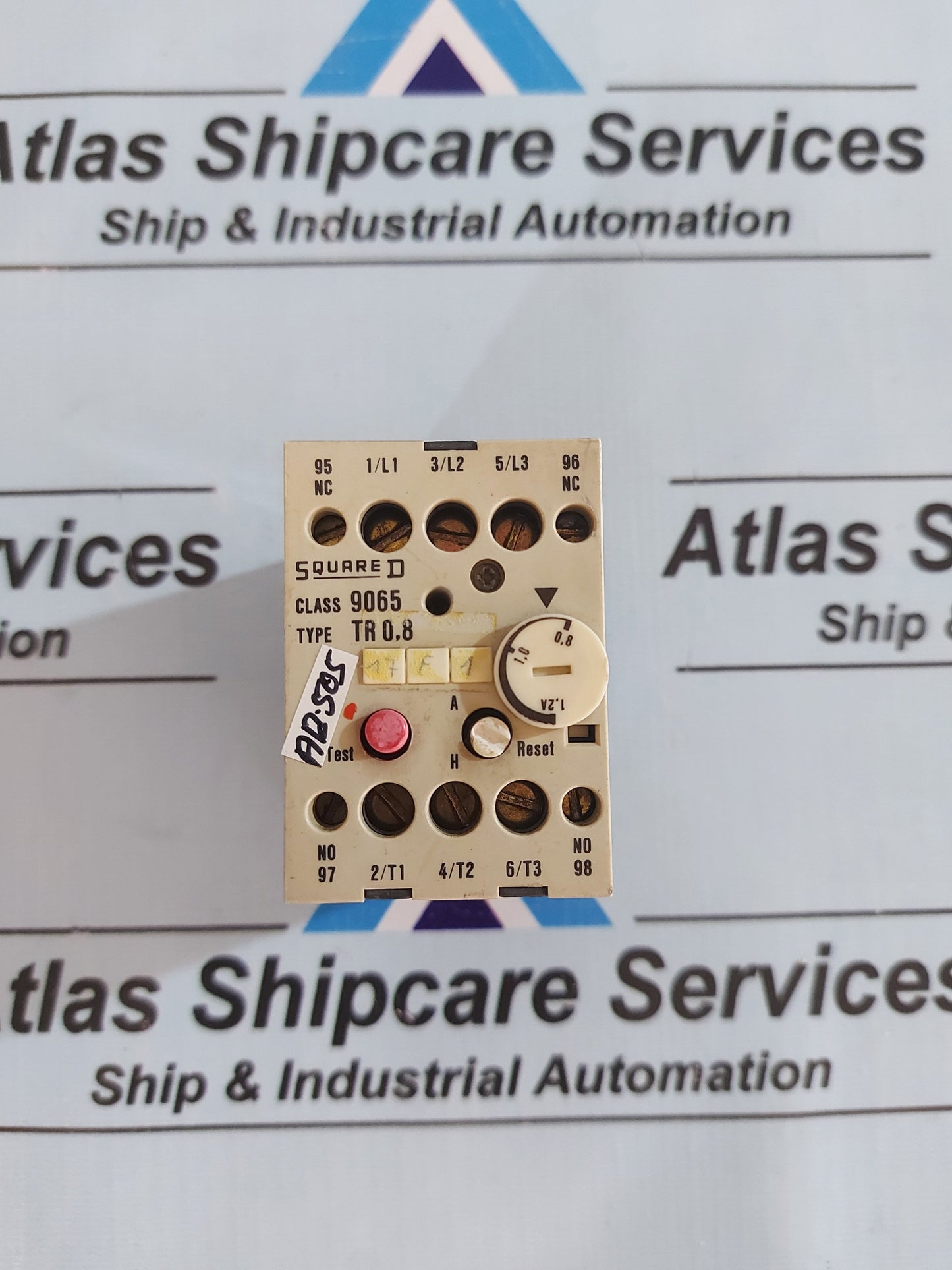 SQUARE D CLASS 9065 TYPE TR 0.8 OVERLOAD RELAY