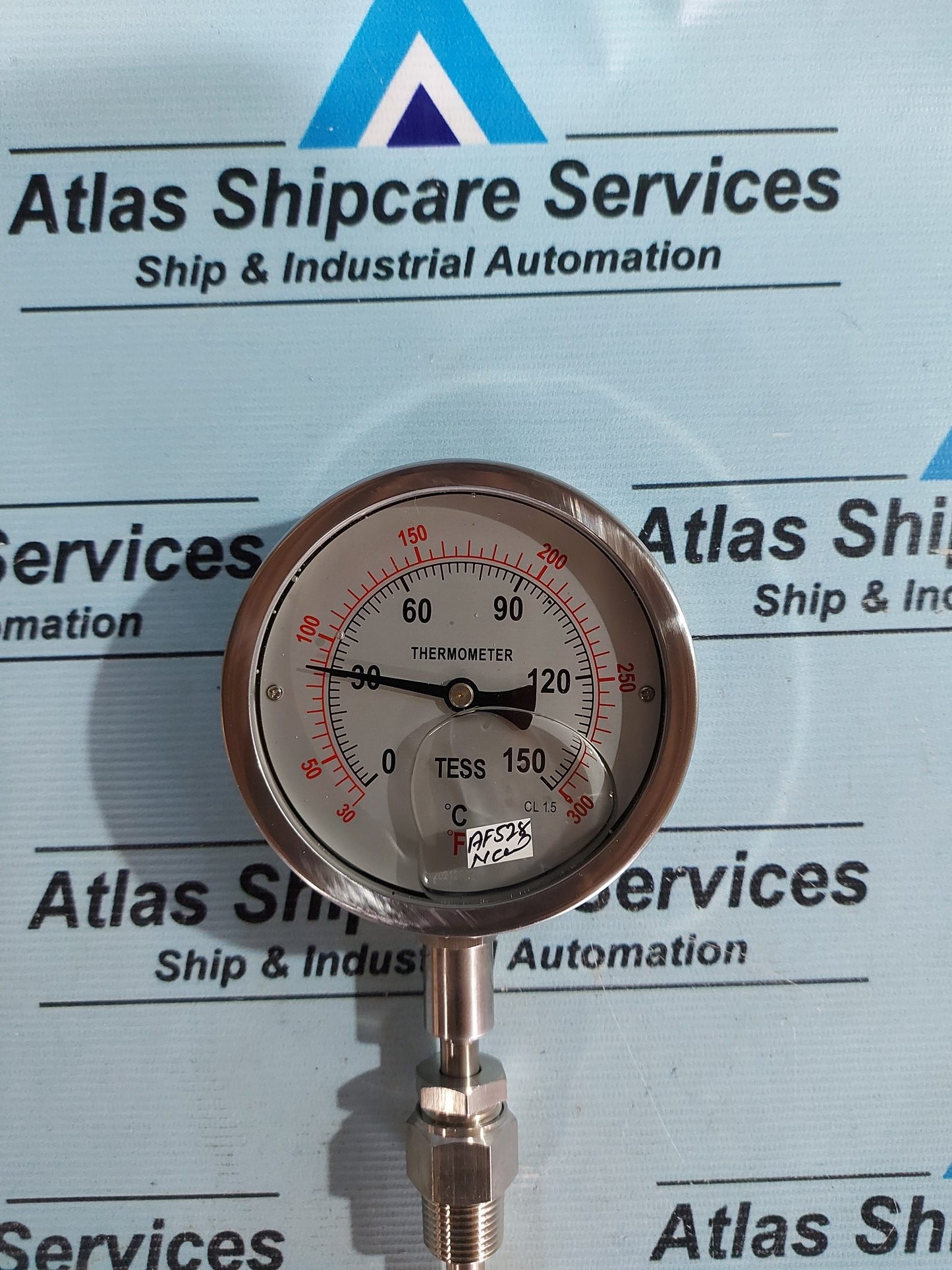 STRAIGHT VERTICAL TYPE THERMOMETER GLAND CONDENSER (0 TO 150'C)