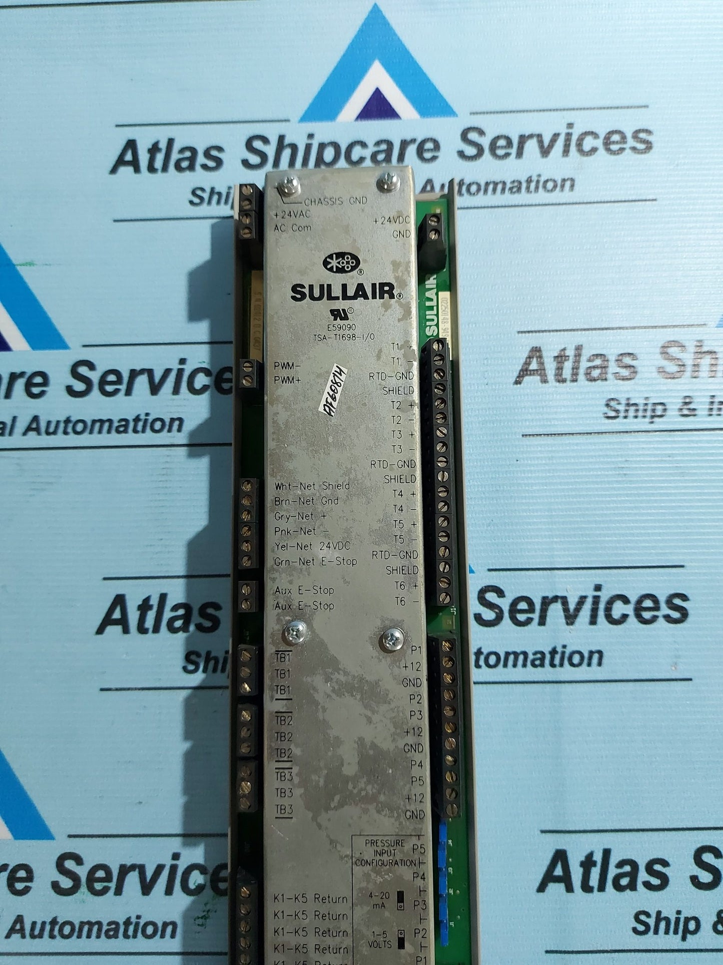 SULLAIR TSA-T1698-I/O COMPRESSOR CONTROL I/O BOARD 02250148-949 REV.0