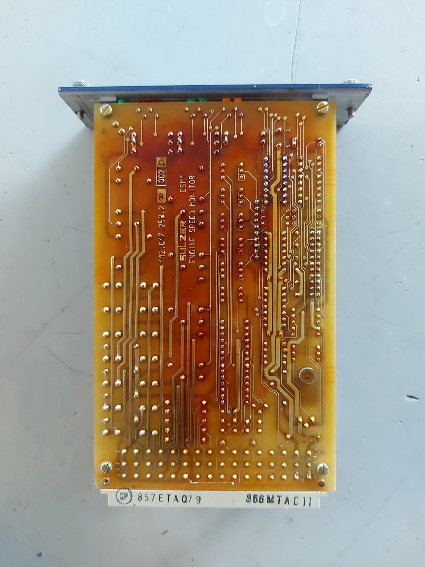 SULZER ESM 112.046.015.200 ENGINE SPEED MONITOR MODULE