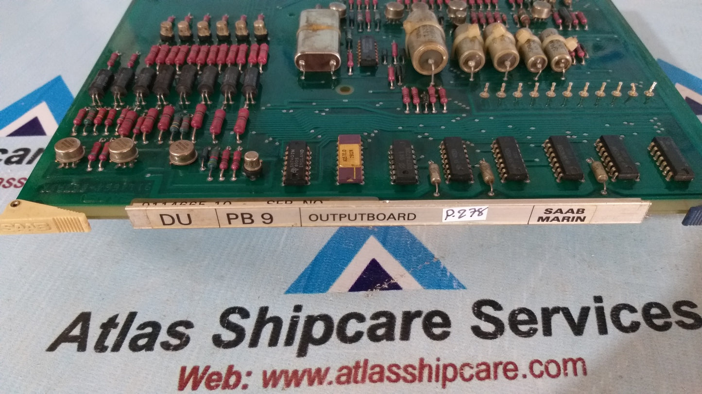 Saab Marine DU PB 9 Output Board 9114664-002A/K