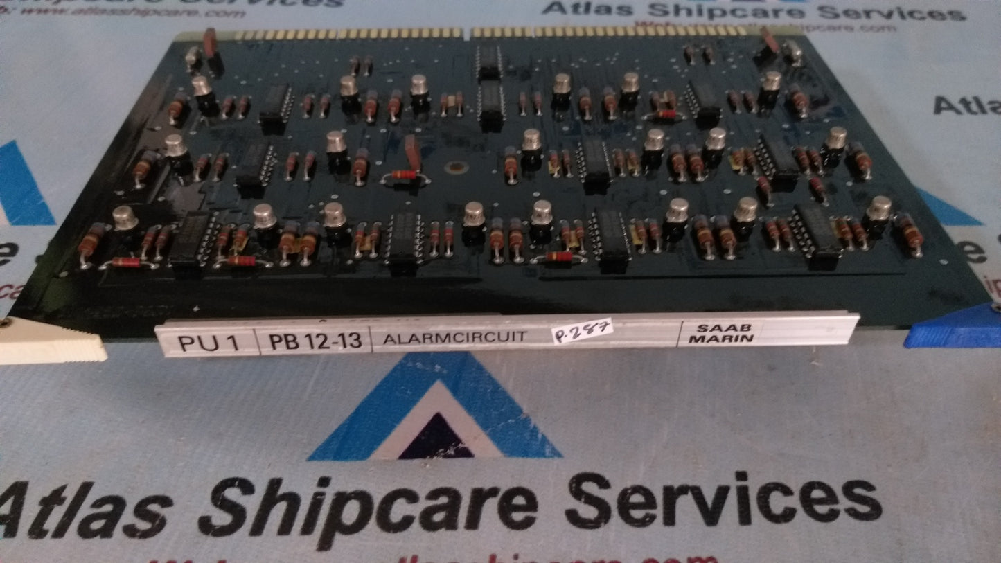 Saab Marine PU 1 PB 12-13 Alarm Circuit Board 9114682-003K