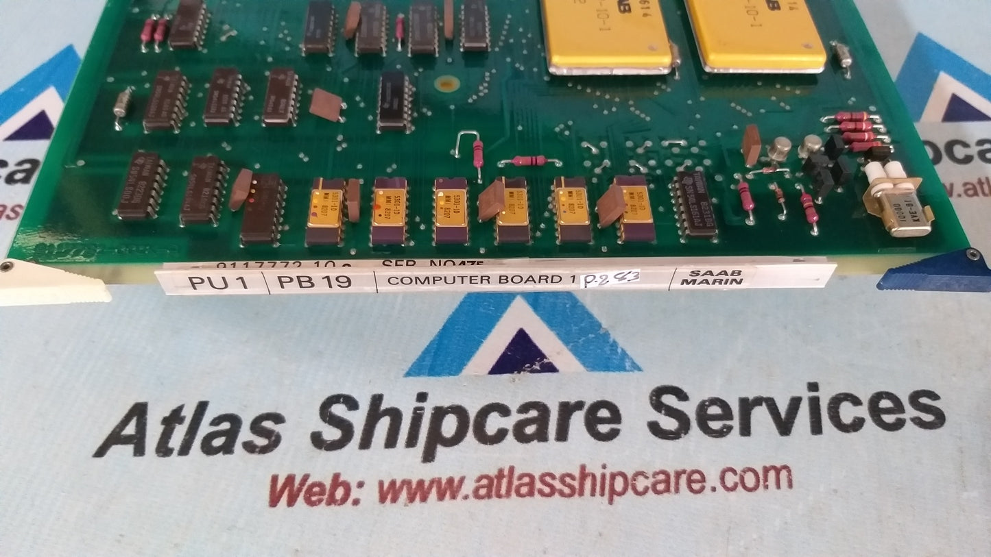 Saab Marine PU 1 PB 19 Computer Board 1 9117781-001K-6