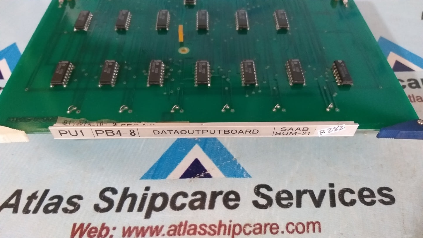 Saab Marine PU 1 PB4-8 Data Output Board SUM-21