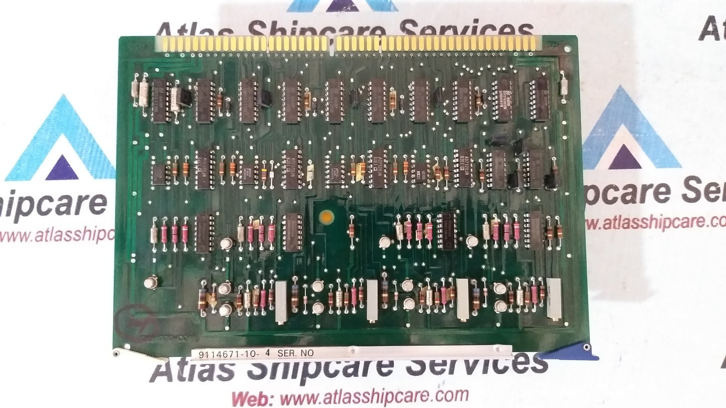 Saab Marine PU 2 PB 1-10 D-A Converter 9114671-10-4