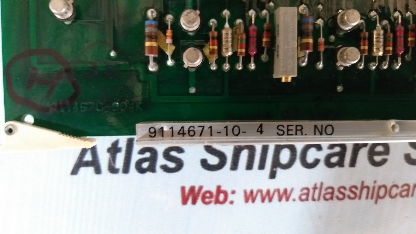 Saab Marine PU 2 PB 1-10 D-A Converter 9114671-10-4