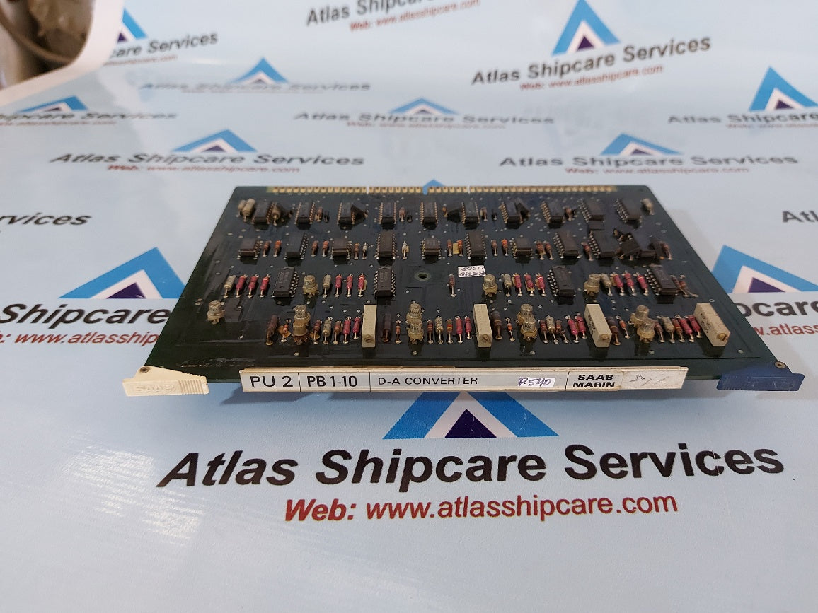 Saab Marine PU 2 PB 1-10 D-A Converter 9114671-10-4