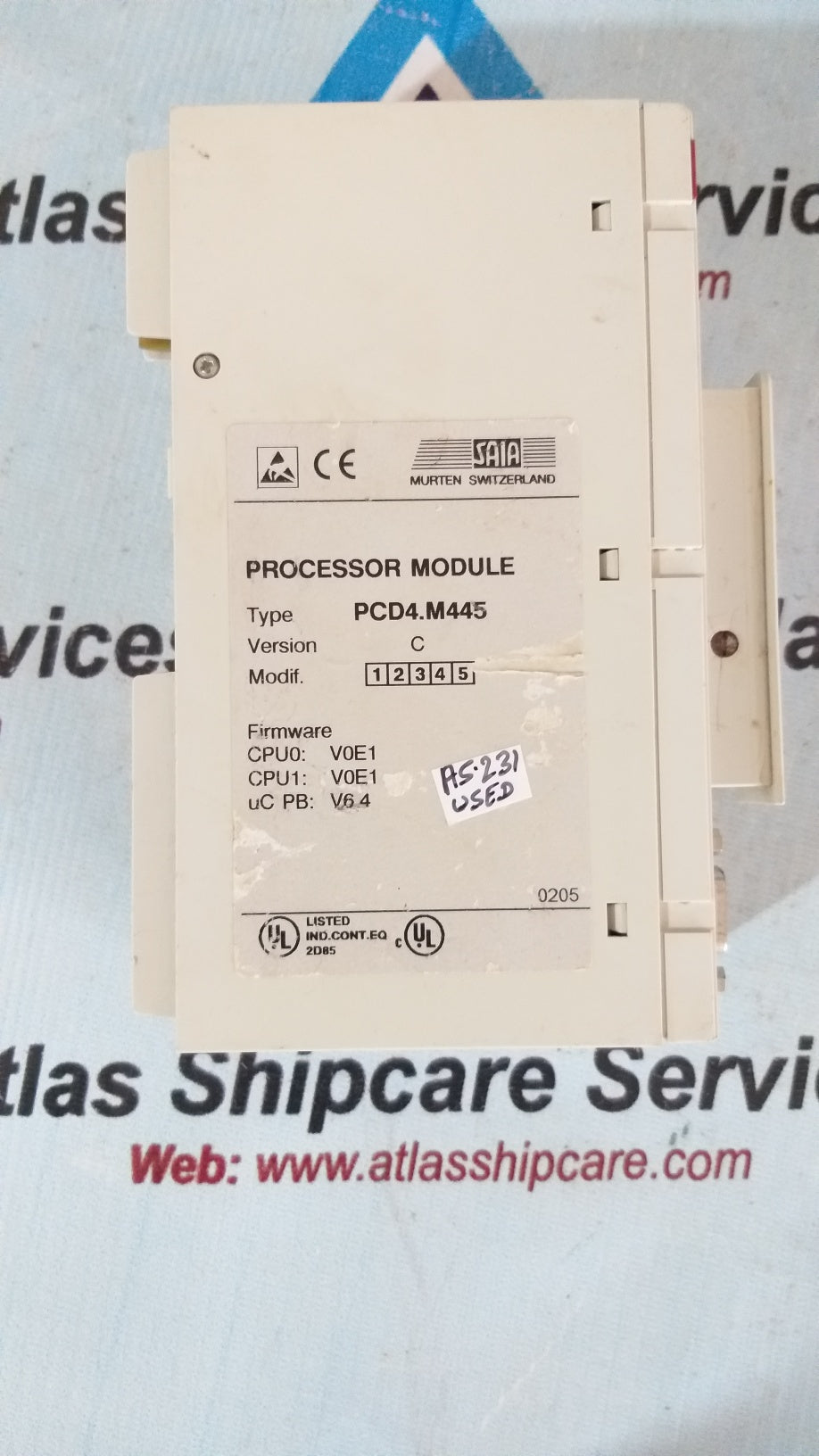 Saia PCD4.M445 Processor Module Version.C