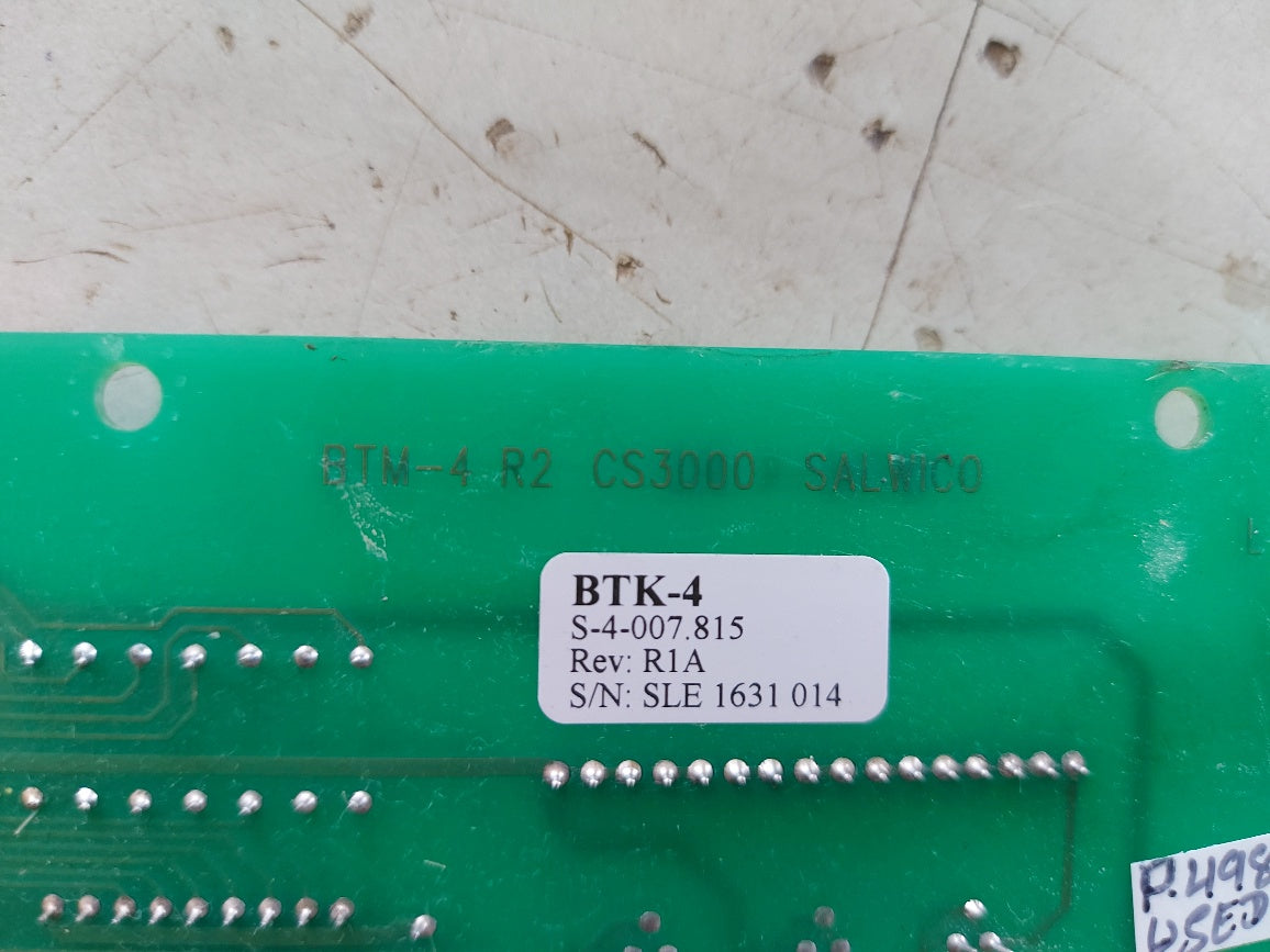 Salwico BTK-4 S-4-007.815 Pcb Card