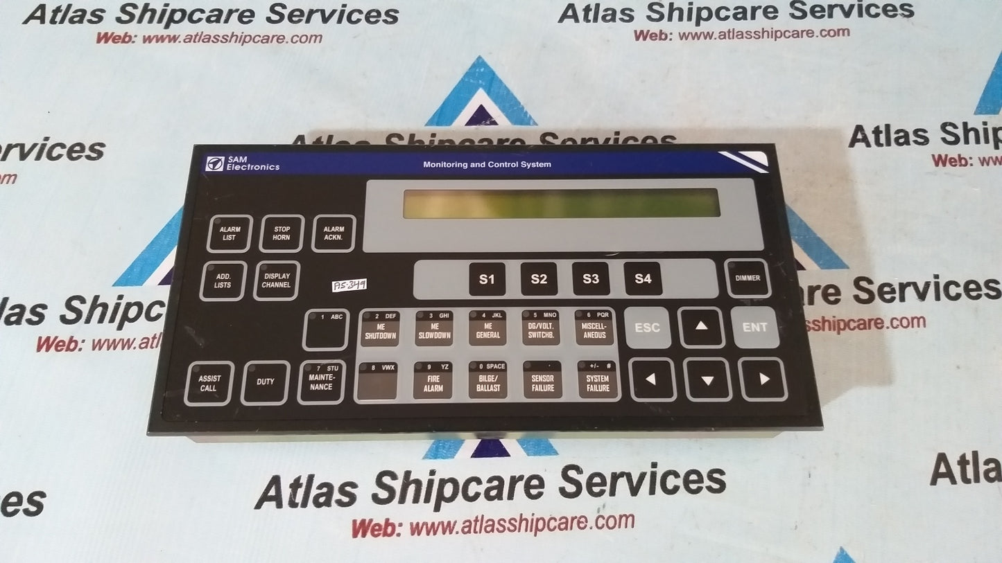 Sam Electronics DAP 2200-ACC Monitoring And Control System P/N: 815.001.112 01