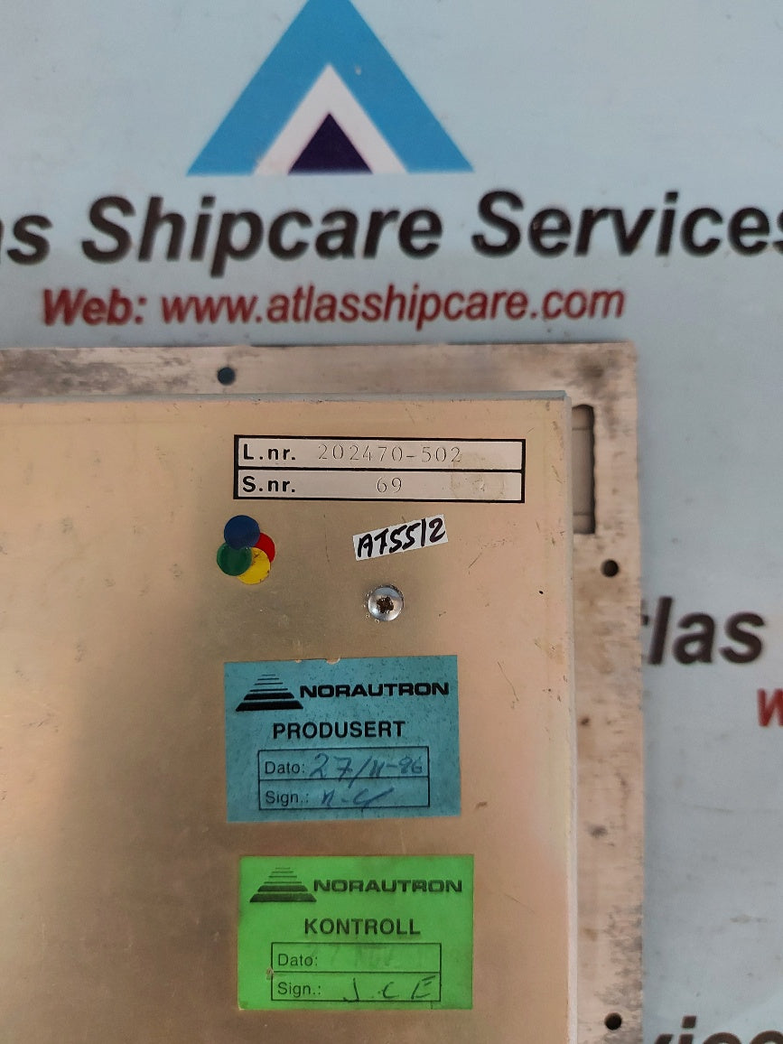 Scana Moland Master Node#7 Operator Panel