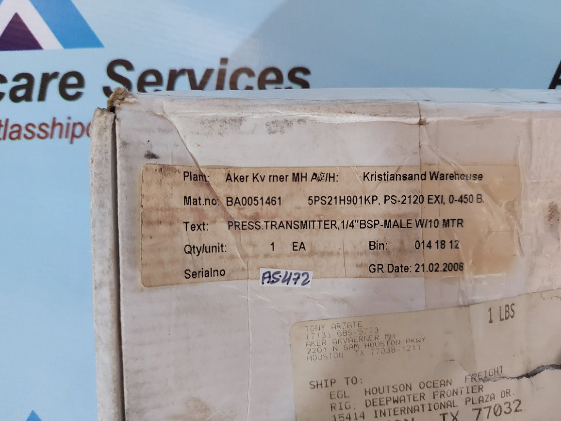 Scansense PS-2120 Pressure Transmitter