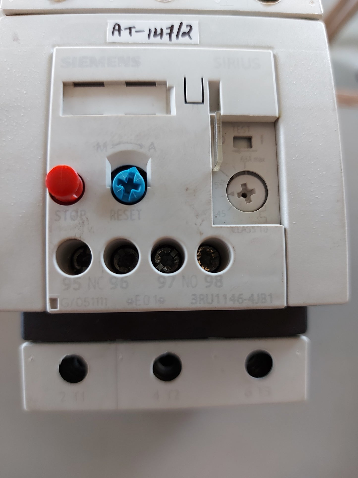Siemens 3RU1146-4JB1 Overload Relay