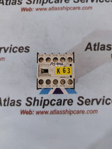 Siemens 3TH2031-0AN2 Control Relay 3NO+1NC 10 Amp