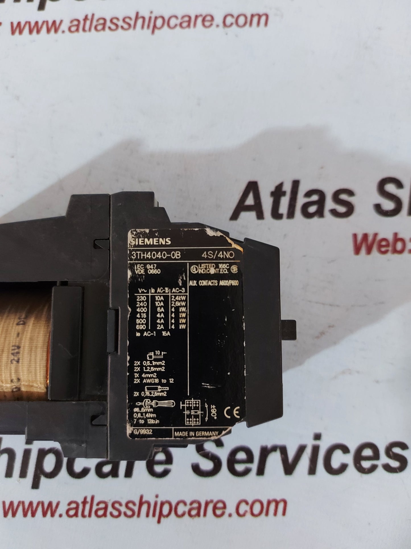 Siemens 3TH4040-0B Control Relay