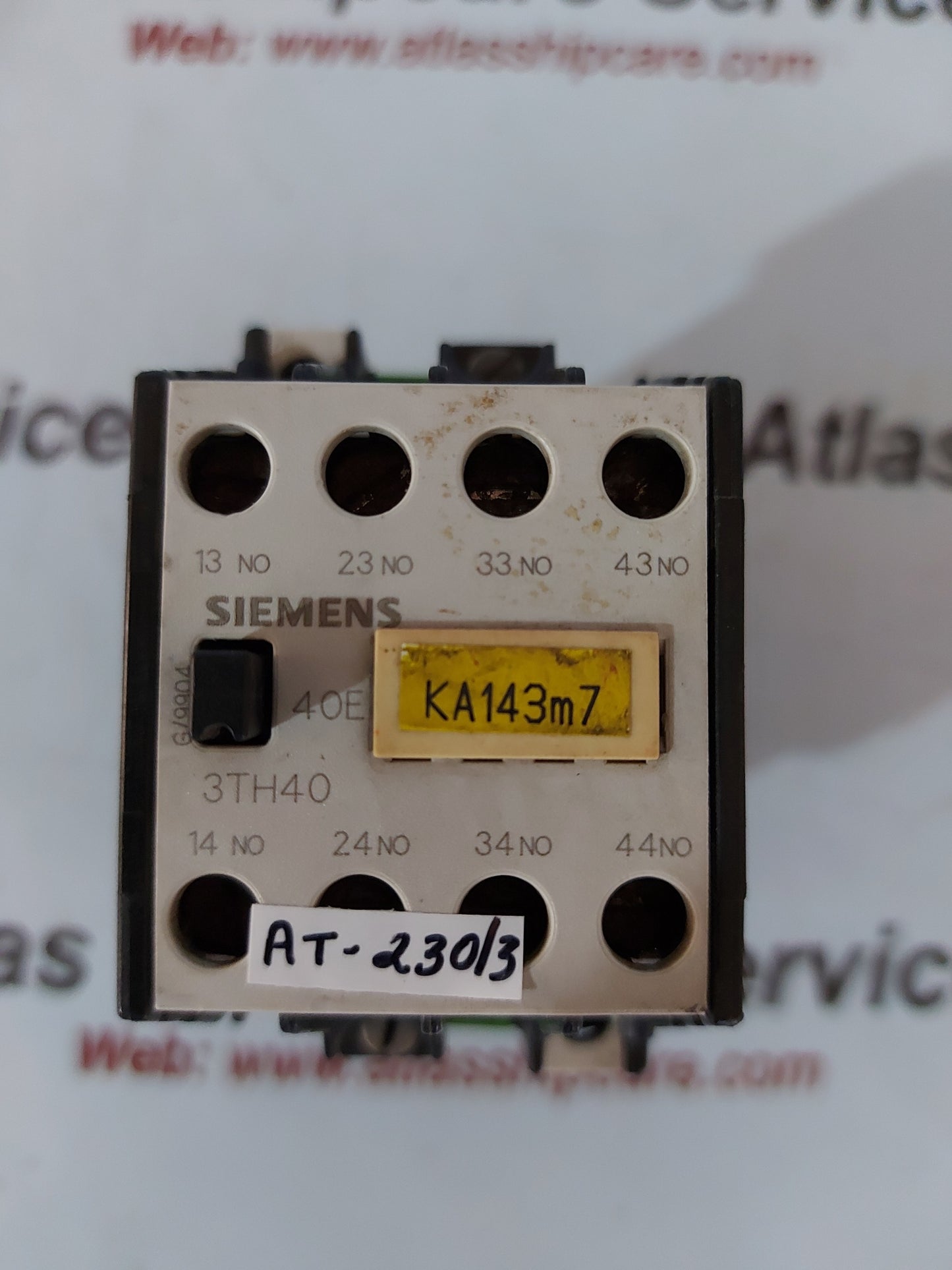 Siemens 3TH4040-0B Control Relay