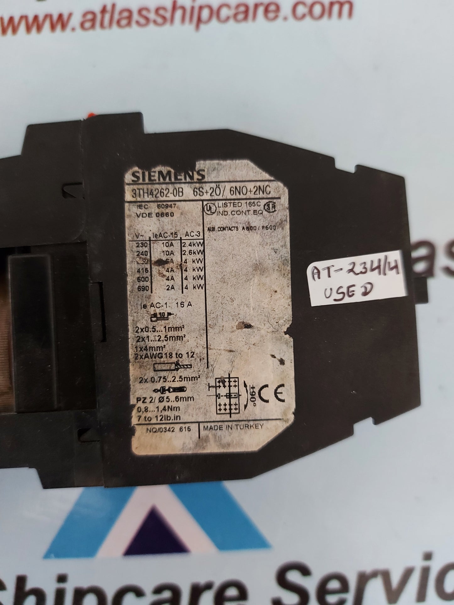 Siemens 3TH4262-0B Contactor Relay Siemens