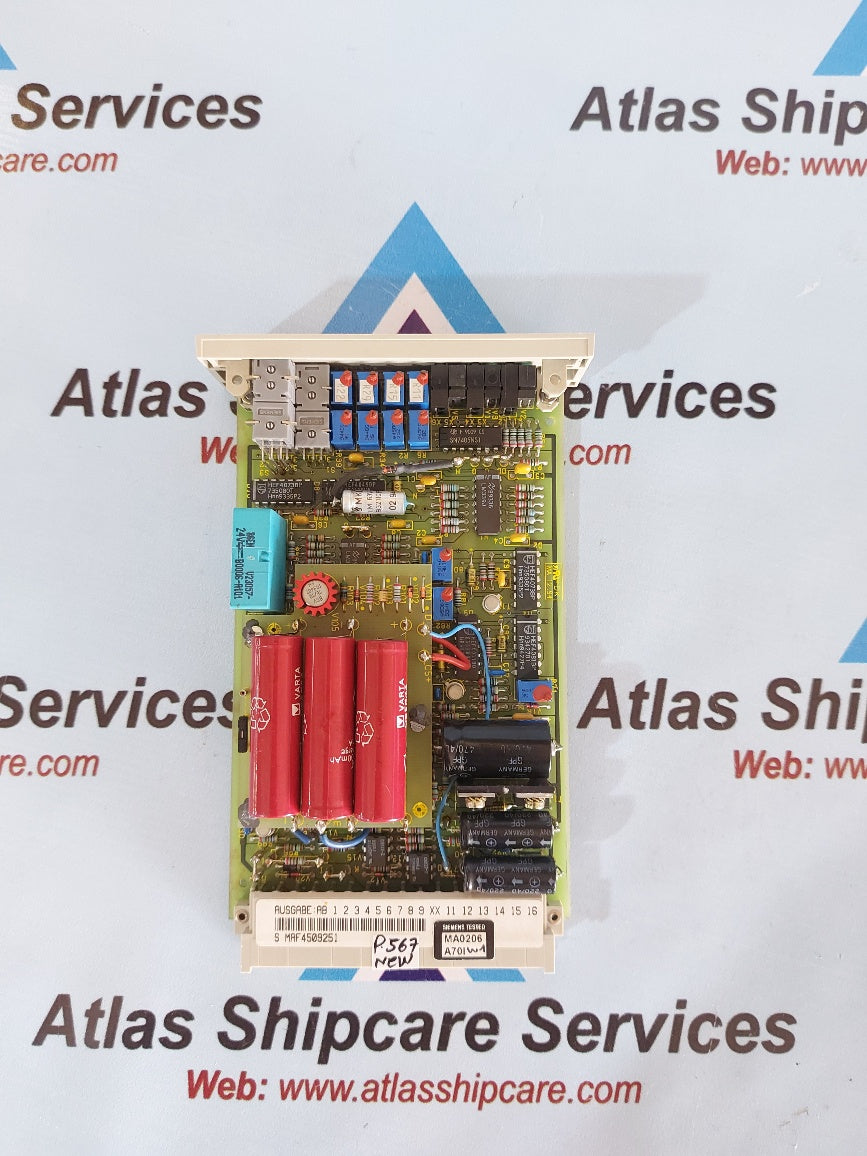 Siemens 6AB6125-0AA Pcb Card