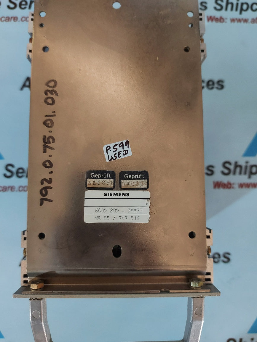 Siemens 6AJ5 205-3AA70 Power Supply Module