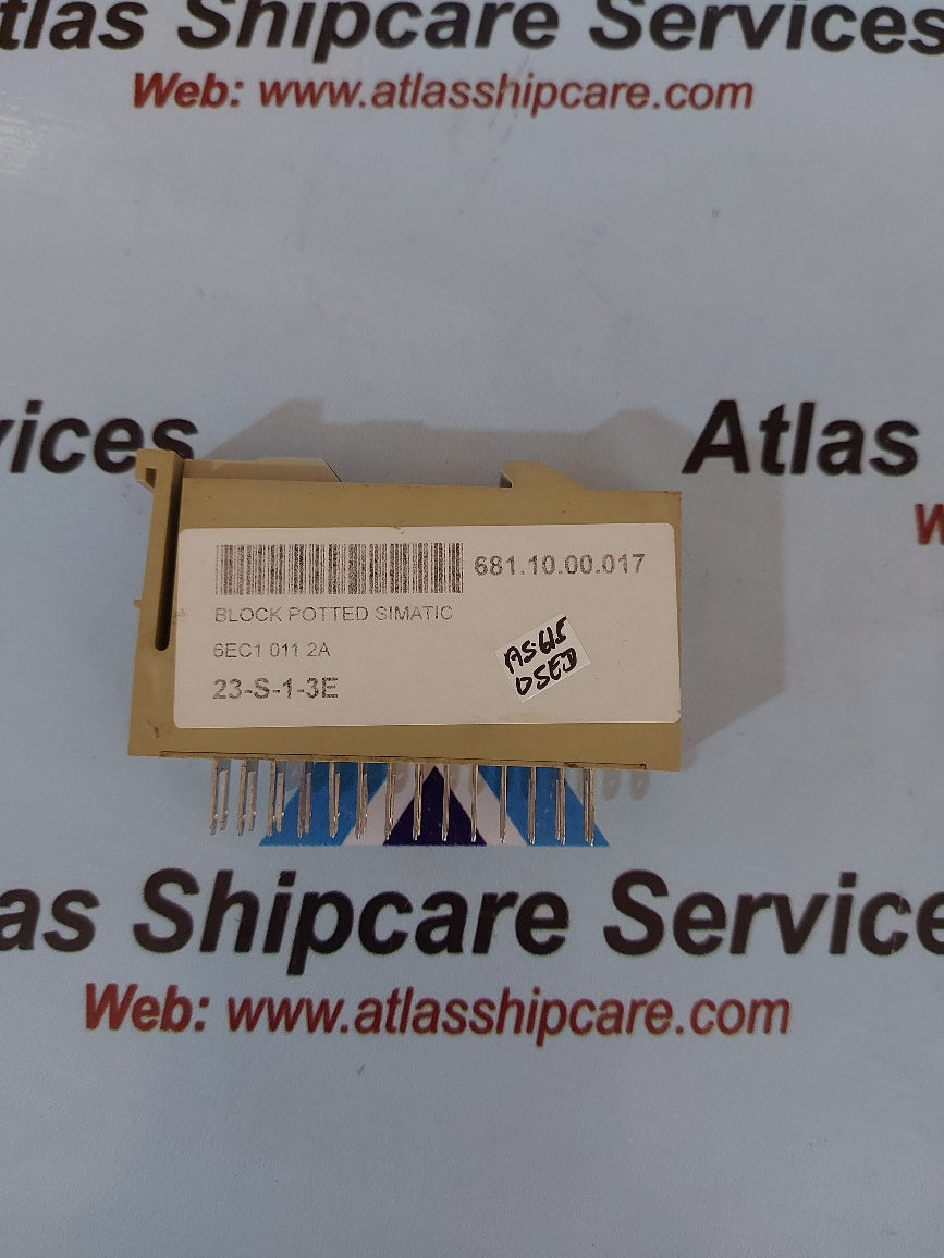 Siemens 6EC1 011-2A Simatic C1 Module Potted Block