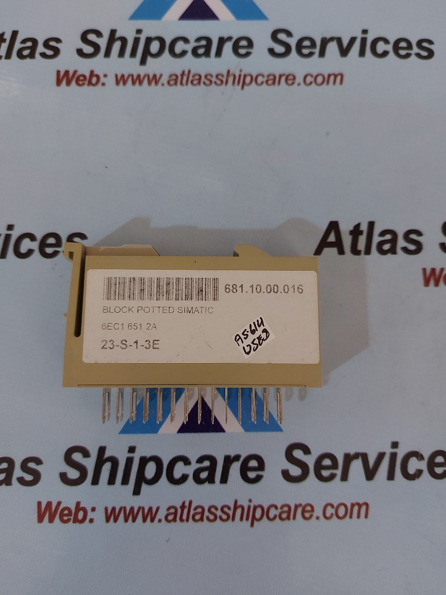 Siemens 6EC1 651-2A Simatic C1 Module Potted Block