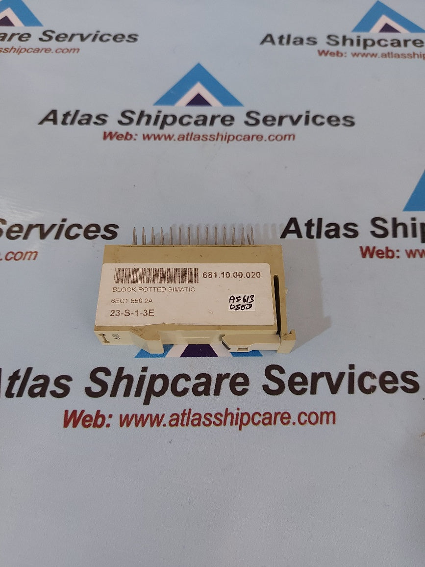 Siemens 6EC1 660-2A Simatic C1 Module Potted Block