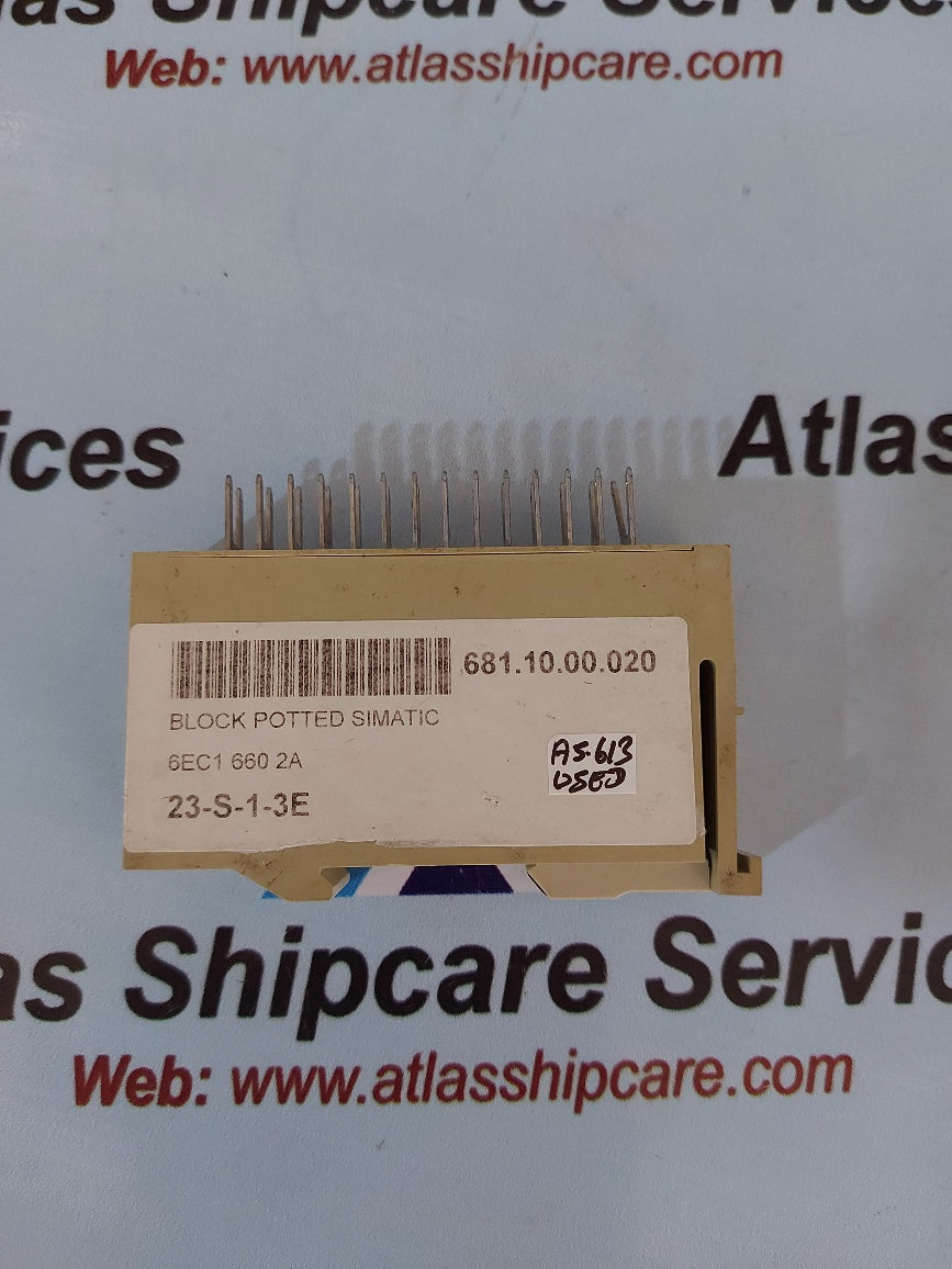 Siemens 6EC1 660-2A Simatic C1 Module Potted Block