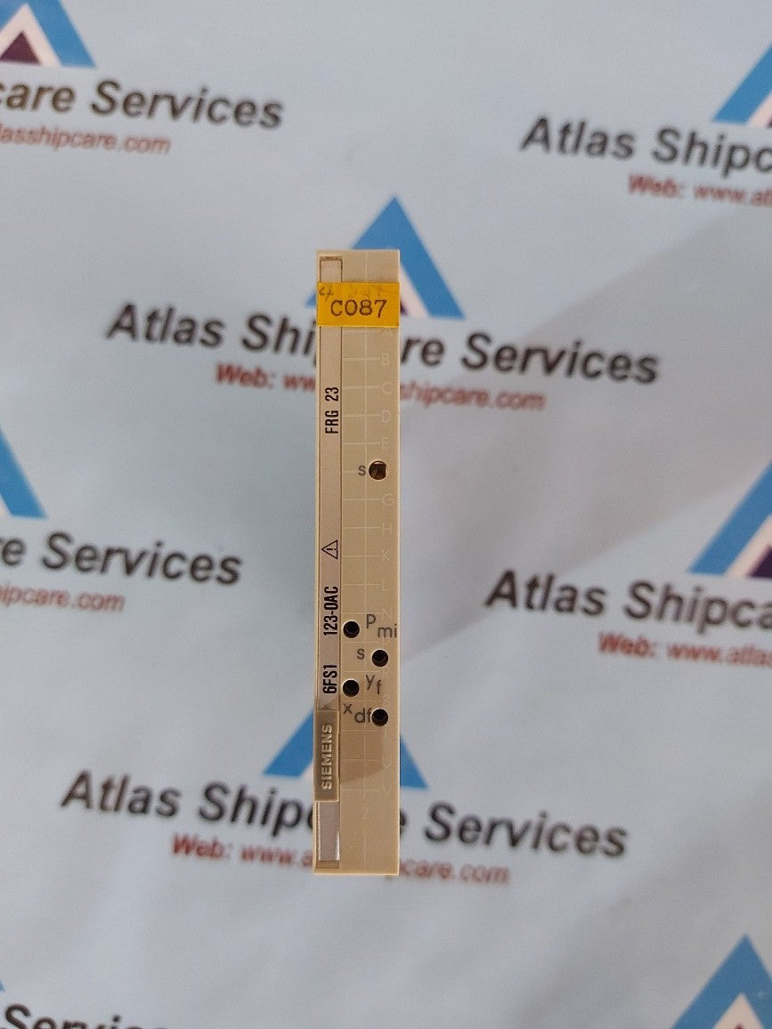 Siemens 6FS1 123-0AC Module