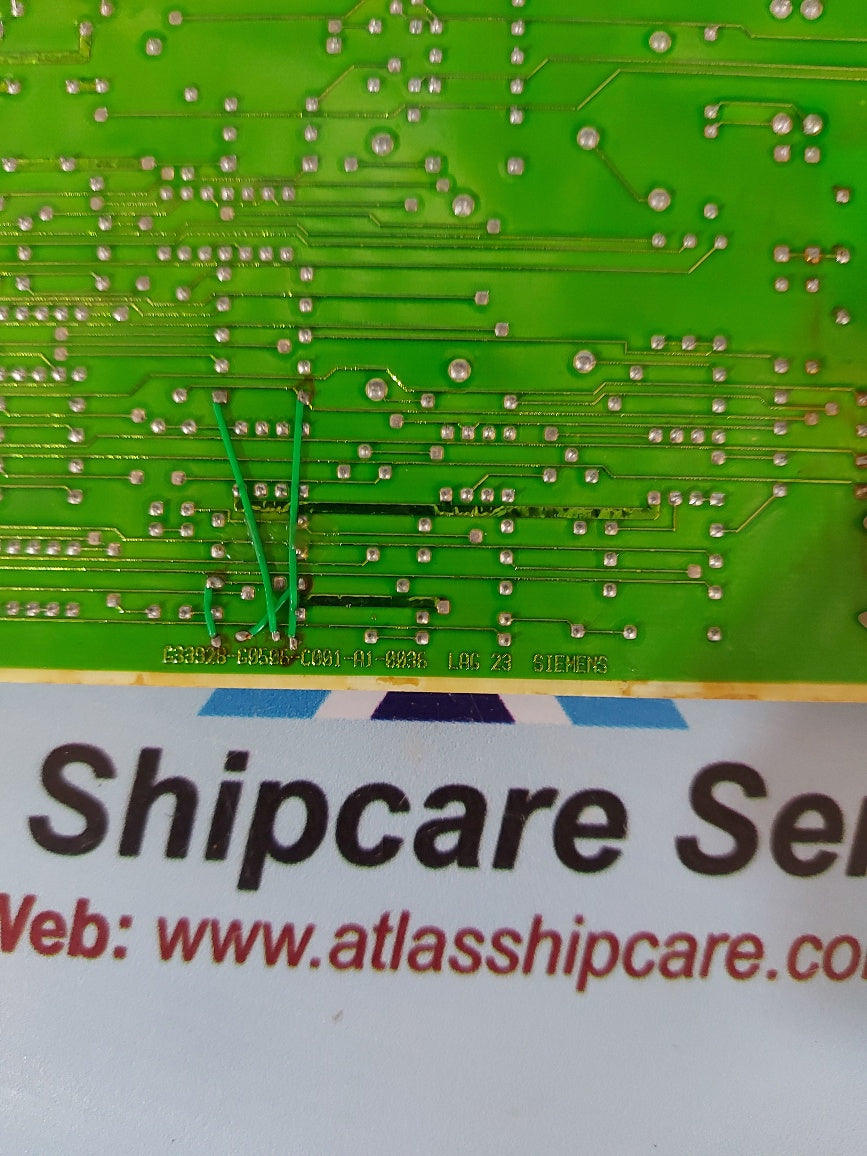 Siemens 6FS1 124-0AC LAG 23 Pcb Card