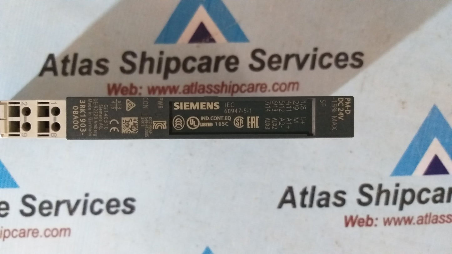 Siemens PM-D 3RK1903-0BA00 Power Module