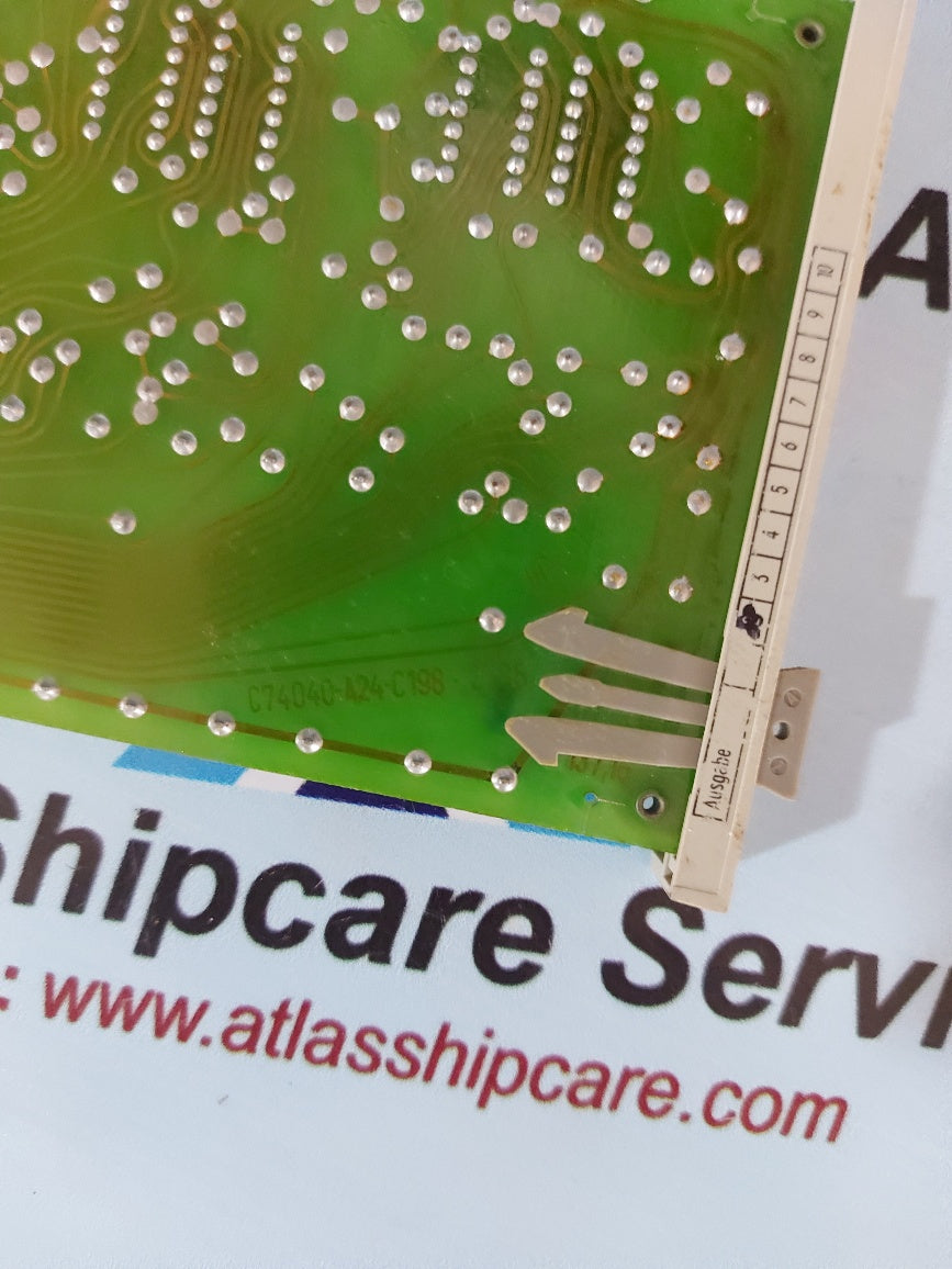Siemens Simatic 6EC1 110-0A Output Board