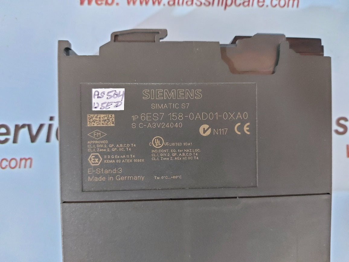 Siemens Simatic S7 158-0AF01-0XA0 Control Module