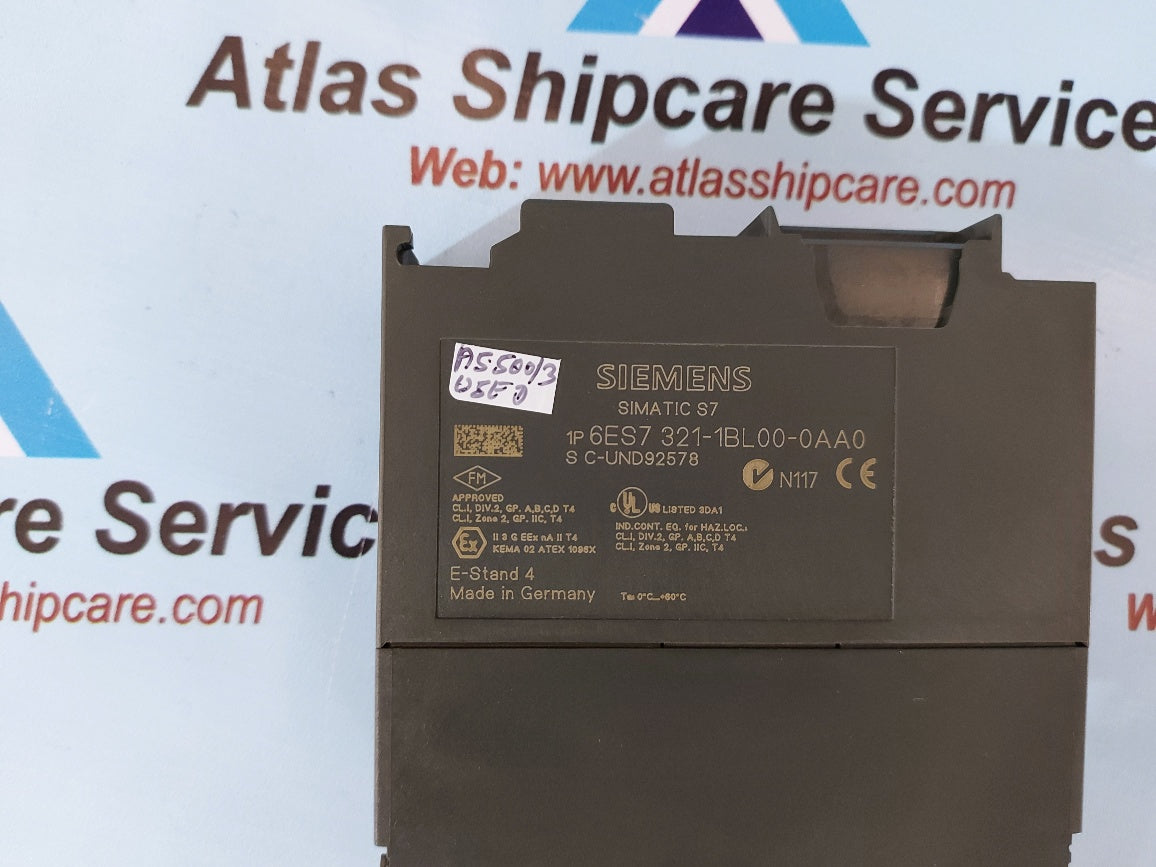 Siemens Simatic S7 SM321 6ES7 321-1BL00-0AA0 Digital Input Module